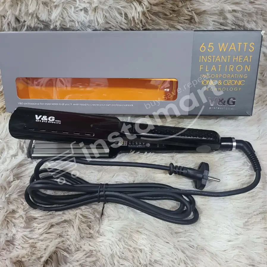 V&G 8280L Professional Titanium 240°C Hair Crimper