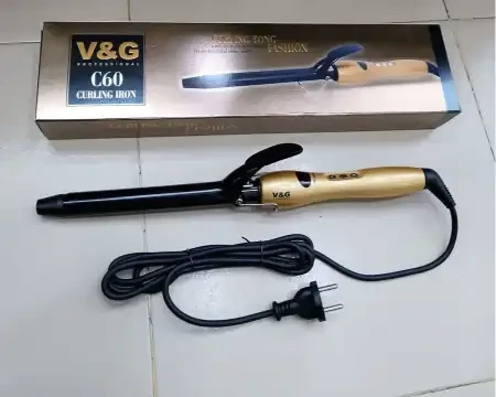 Authentic V&G C60 230°C (19mm, 22mm, 25mm, 28mm) Professional Fast Heat-up Hair Curler