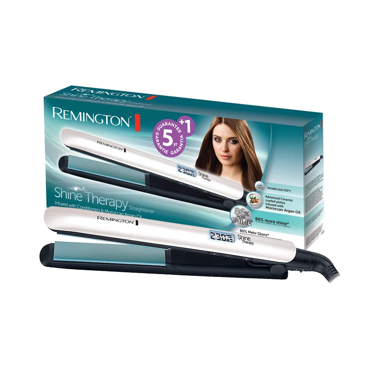 Remington Shine Therapy Slim plate Straightener S8500