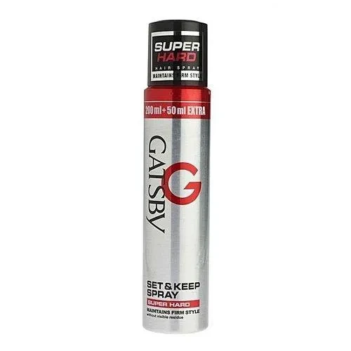 Gatsby Super Hard Level 4 Hair Spray 66ML