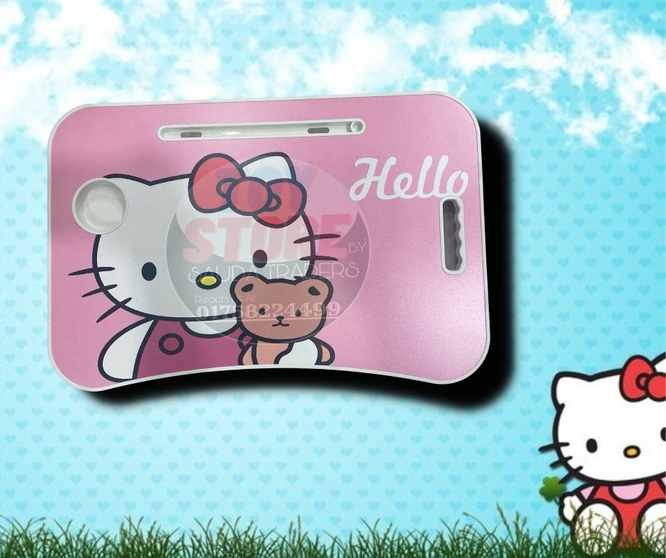 Premium Quality HELLO KITTY Portable Folding (with drawer) Printed Table for Kids