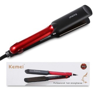 Kemei KM-531 Professional Titanium Plate Flat Wet / Dry Hair Styling Portable Hair Straightener